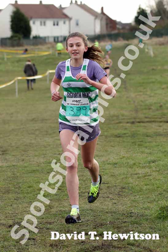 Under-15 girls green 399, NEHL, Wrekenton.